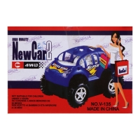 Джип-перевёртыш &laquo;Трюкач&raquo;, работает от батареек, цвет красный