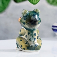 Сувенир &laquo;Лягушка мечта&raquo;, 7 см, цвет, гжель