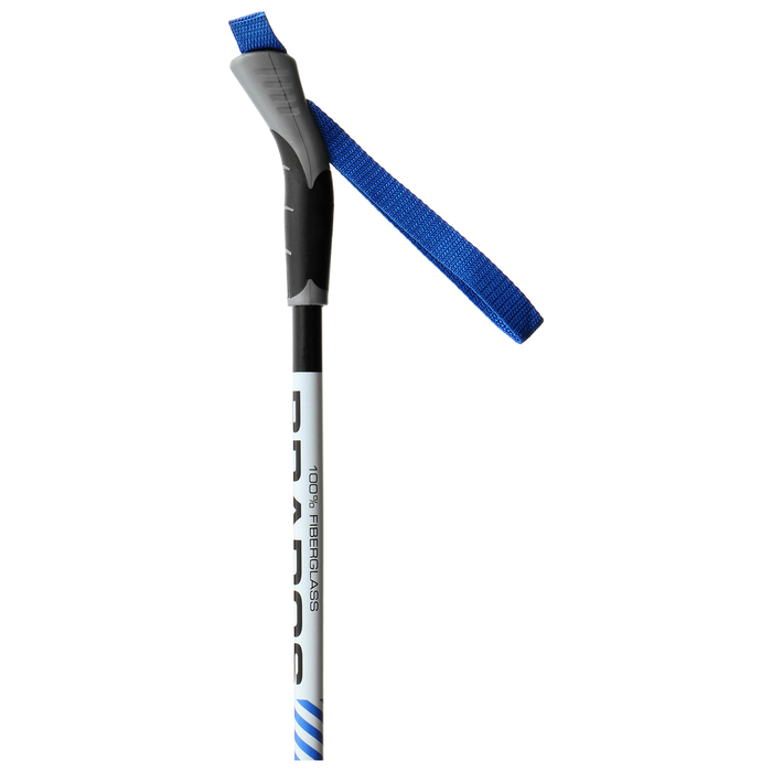 Комплект лыжный: пластиковые лыжи 180 см без насечек, стеклопластиковые палки 140 см, крепления NNN, цвета МИКС