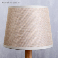 Лампа настольная "Эко" 1х40Вт Е27 светлое дерево-бежевый 18х18х29,5 см RISALUX