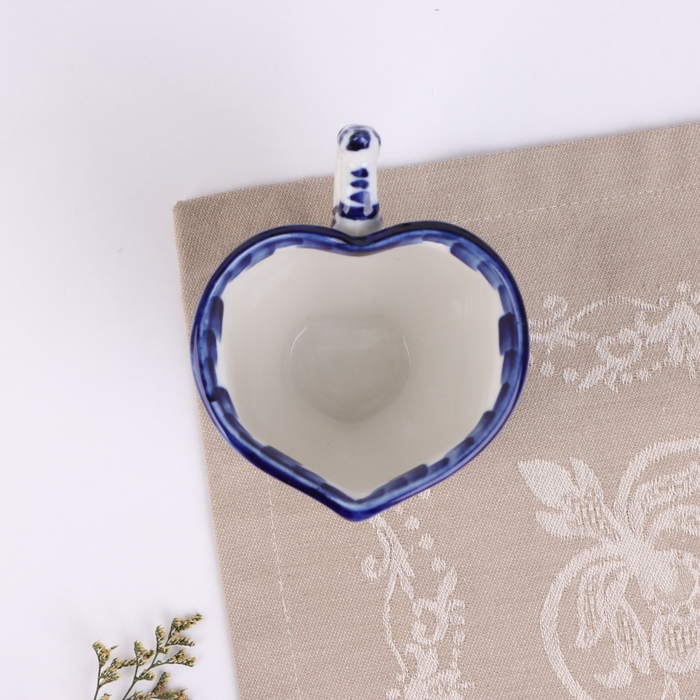 Чайная пара гжель «Кофейная», бело-синий,керамика, Чайная пара гжель «Кофейная», бело-синий,керамика,