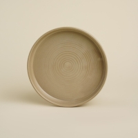 Тарелка обеденная фарфоровая SL Home &laquo;Песчаный бриз&raquo;, d=19 см, цвет бежевый