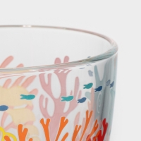 Стакан низкий стеклянный &laquo;Кораллы&raquo;, 250 мл