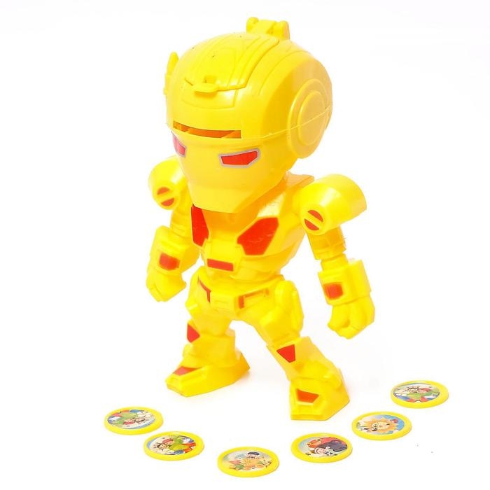 Робот &laquo;Стрелок&raquo; стреляет дисками, цвета МИКС