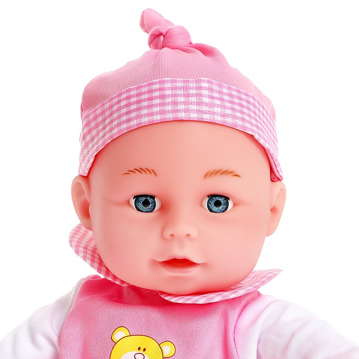 Пупс &laquo;Малышок&raquo; со стульчиком для кормления и аксессуарами, плачет, смеётся, говорит: &laquo;мама&raquo; &laquo;папа&raquo;