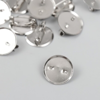 Основа для творчества "Значок с булавкой" набор 20 шт площадка 1,9х1,9см Основа для творчества "Значок с булавкой" набор 20 шт площадка 1,9х1,9см