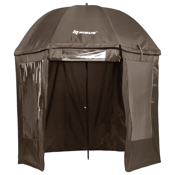 Зонт с тентом NISUS, диаметр 2.4 м, прямой, закрытый Зонт с тентом NISUS, диаметр 2.4 м, прямой, закрытый