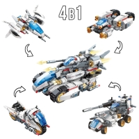 Конструктор Трансформер «Галактический охотник», 4 в 1, 821 деталь Конструктор Трансформер «Галактический охотник», 4 в 1, 821 деталь