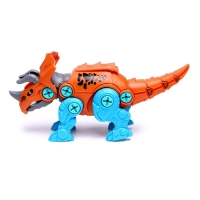 Конструктор винтовой &laquo;Трицератопс&raquo;, с отверткой, 26 деталей