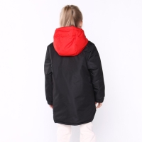 Куртка демисезонная детская, цвет чёрный, рост 98-104 см