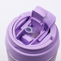 Стакан с крышкой "Думаю о тебе", 350 мл, стекло Стакан с крышкой "Думаю о тебе", 350 мл, стекло