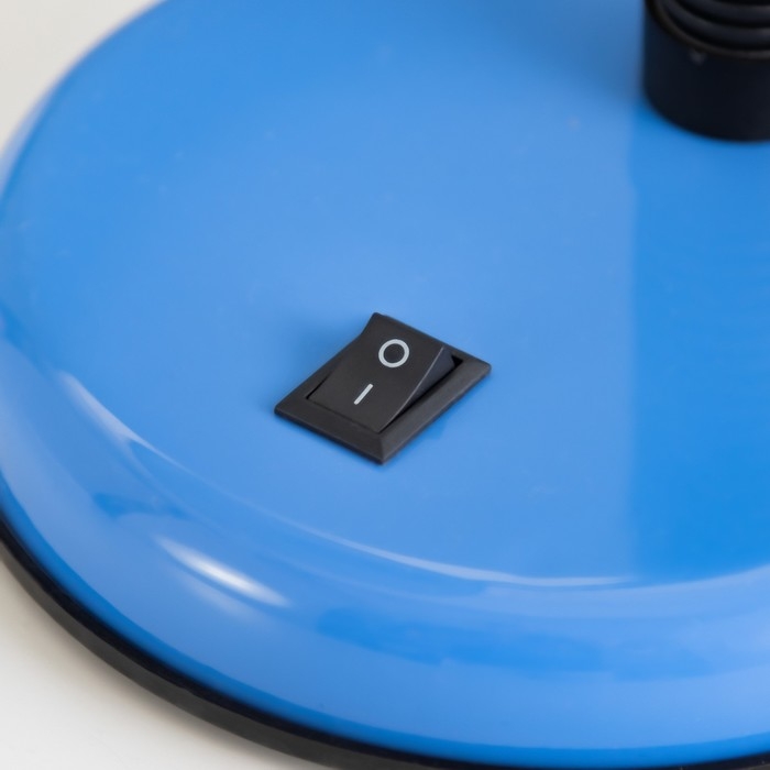 Настольная лампа Настольная лампа "Джуни" Е27 15Вт голубой 14х14х31 см RISALUX