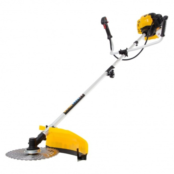 Триммер бензиновый Denzel DTL-33S, 2T, 1.8 л.с., 0.8 л, скос 42 см, 9500 об/мин, нож/леска Триммер бензиновый Denzel DTL-33S, 2T, 1.8 л.с., 0.8 л, скос 42 см, 9500 об/мин, нож/леска