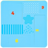 Детская развивающая игра EVA &laquo;Маленький строитель&raquo;, изучение форм / цветов, Крошка Я