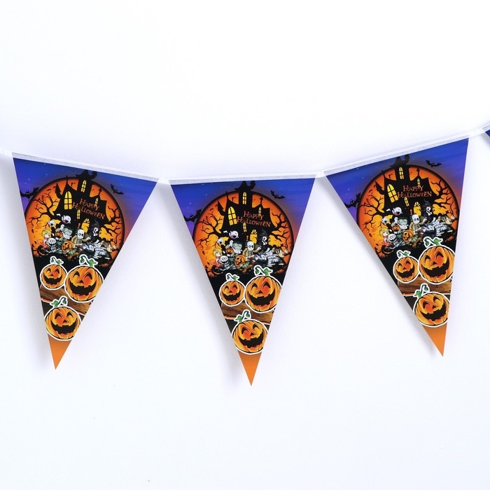 Гирлянда &laquo;Хэллоуин&raquo; 10 флажков
