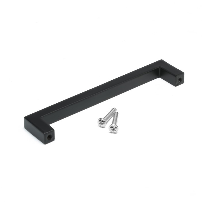 Ручка-скоба CAPPIO SQUARE2 RSC007, алюминий, м/о 128 мм, цвет черный