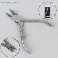 Кусачки педикюрные, 10,5 см, длина лезвия - 14 мм, цвет серебристый, RU-0145 Кусачки педикюрные, 10,5 см, длина лезвия - 14 мм, цвет серебристый, RU-0145