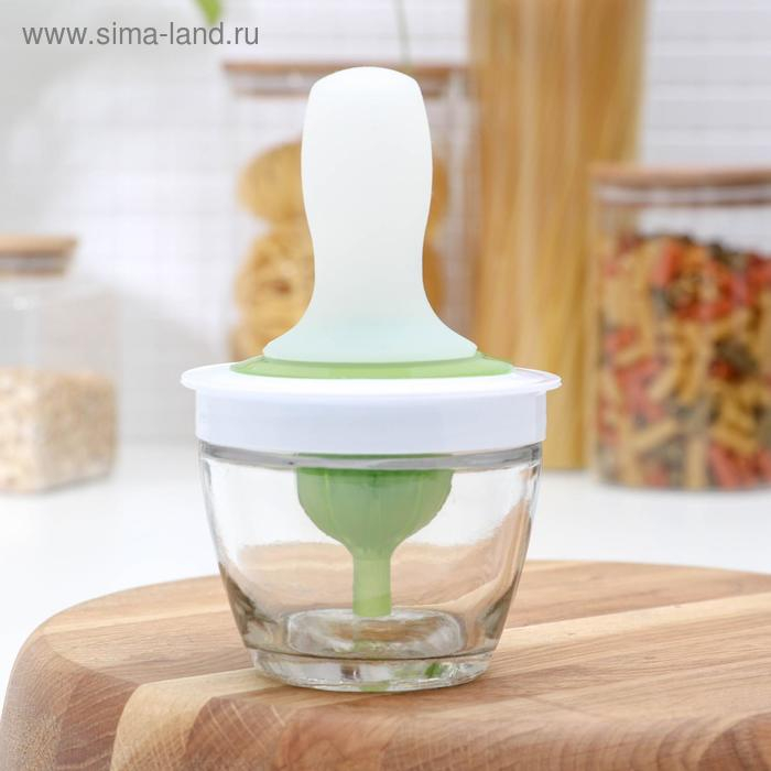 Ёмкость для масла с кисточкой, d=10 см Ёмкость для масла с кисточкой, d=10 см