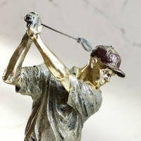 Статуэтка полистоун &laquo;Гольфист&raquo; 15 х 8 х 37 см