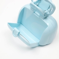 Совок для уборки за собаками с карманом для пакетов, 15,5 см х 9,5 см х 13 см, голубой Совок для уборки за собаками с карманом для пакетов, 15,5 см х 9,5 см х 13 см, голубой