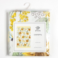 Скатерть "Этель" Солнечные цветы 220х147 см, 100% хлопок, саржа 190 г/м2