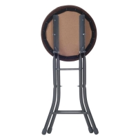 Табурет складной на 4-х опорах ТБСК1/3, коричневая Табурет складной на 4-х опорах ТБСК1/3, коричневая