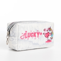 Косметичка на молнии, цвет белый Косметичка на молнии, цвет белый