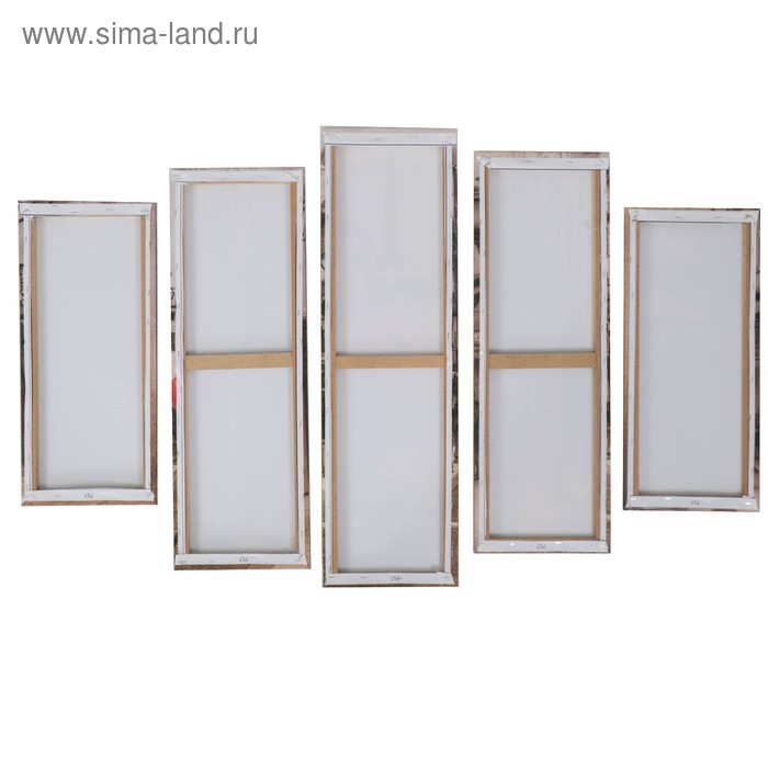 Модульная картина "Влюблённые" (2-23х52; 2-24х70; 1-24х80) 120х80см