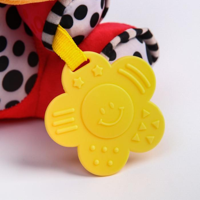 Подвеска мягкая «Слоник Бибо», погремушка, прорезыватель, на кроватку, коляску, Крошка Я Подвеска мягкая «Слоник Бибо», погремушка, прорезыватель, на кроватку, коляску, Крошка Я