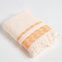 Полотенце махровое LoveLife &laquo;Муссон&raquo; 70х120 см, оранжевый, 100% хлопок, 500 гр/м2