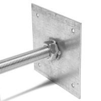 Анкер ЛОМ, регулируемый по высоте, оцинкованный, М24х200х150 мм