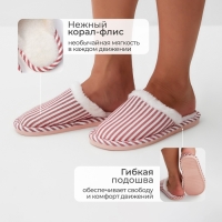 Тапочки женские, размер 38-39, красный Тапочки женские, размер 38-39, красный