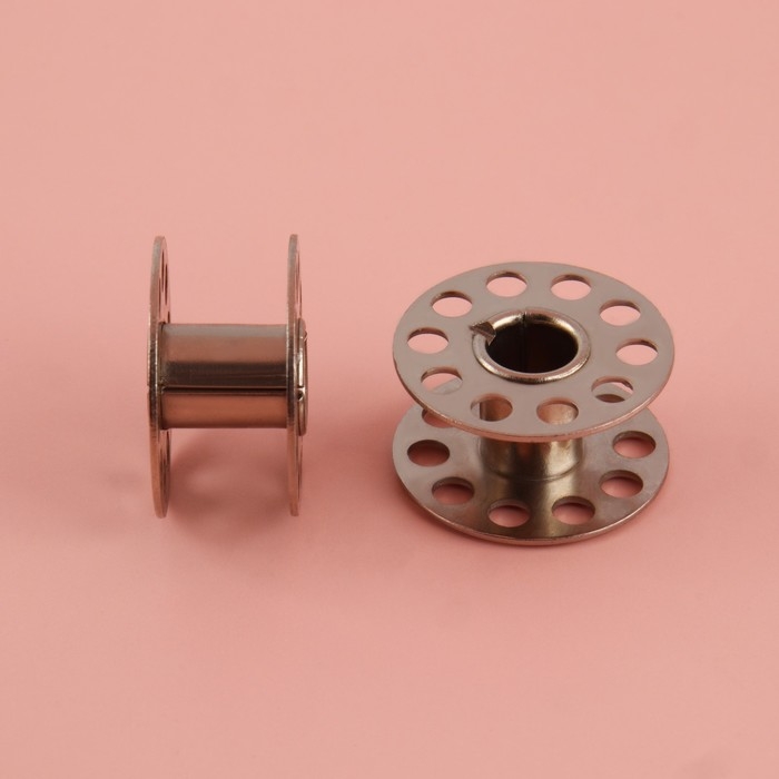 Набор шпулек, d = 2 см, 6 шт, металл Набор шпулек, d = 2 см, 6 шт, металл