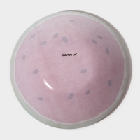 Салатник стеклянный Доляна &laquo;Сладкий арбуз&raquo;, 600 мл, 18,5&times;5 см, цвет красный