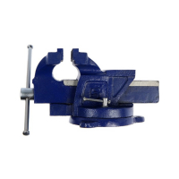 Тиски слесарные поворотные ТУНДРА, с наковальней, высокопрочный чугун ВЧ-40, 125 мм Тиски слесарные поворотные ТУНДРА, с наковальней, высокопрочный чугун ВЧ-40, 125 мм