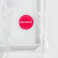 Молд Доляна «Прямоугольник», силикон, 16×20,5×1 см, прозрачный Молд Доляна «Прямоугольник», силикон, 16×20,5×1 см, прозрачный