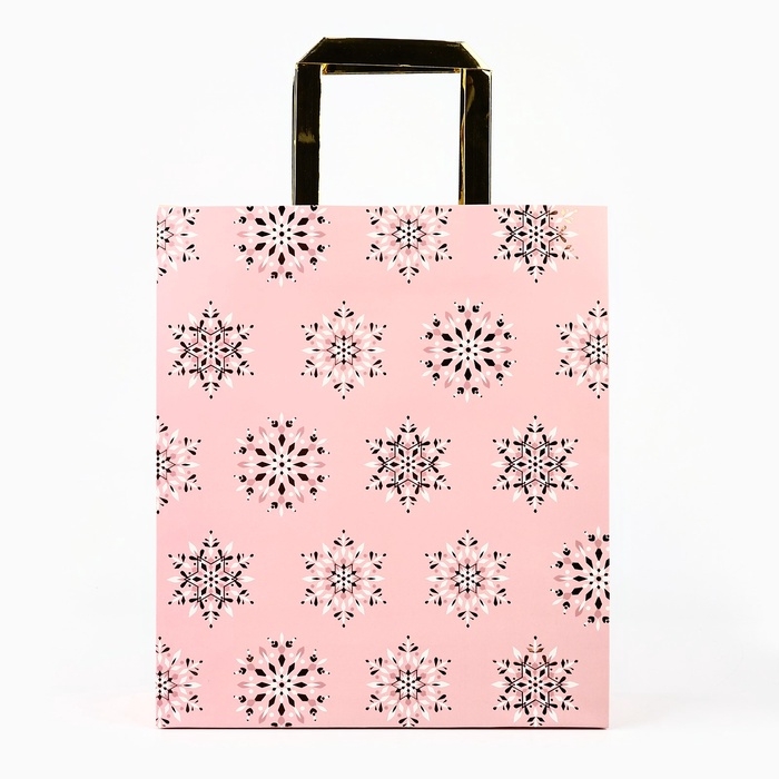 Пакет подарочный новогодний ламинированный &laquo;Яркий Новый год&raquo;, M 30 х 26 х 9 см