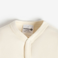 Комбинезон Крошка Я "Merry Xmas", рост 68-74 см, цвет бежевый