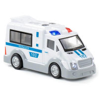 Автомобиль &laquo;Полиция&raquo; инерционный, со светом и звуком, МИКС