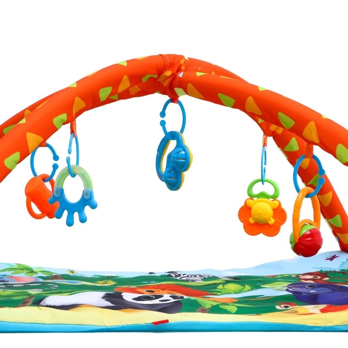 Развивающий коврик с дугами &laquo;Африка&raquo;, 85х85 см, Крошка Я