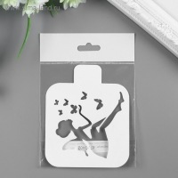 Трафарет пластик "Фея" 9х9 см Трафарет пластик "Фея" 9х9 см