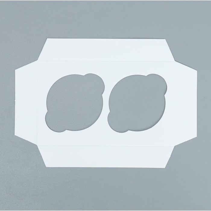 Коробка для капкейков, кондитерская упаковка двухсторонняя, 2 ячейки, &laquo;Вдохновляй красотой&raquo;, 16 х 10 х 10 см