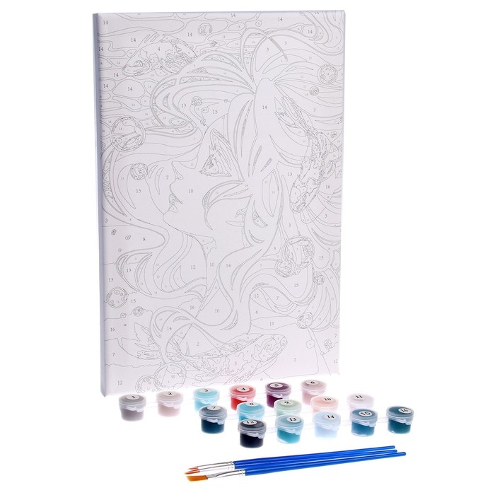 Картина по номерам на холсте с подрамником &laquo;Стихия воды&raquo;, 20х30 см