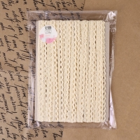 Кружево вязаное, 10 мм &times; 15 &plusmn; 1 м, цвет бежевый