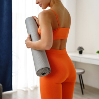 Коврик для йоги Sangh, 173&times;61&times;0,5 см, цвет серый