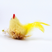 Мягкая игрушка «Курочка в гнёздышке», 7 см, цвет МИКС Мягкая игрушка «Курочка в гнёздышке», 7 см, цвет МИКС