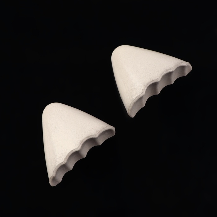 Вставки для уменьшения размера обуви, регулируемые, 5,5 &times; 4 см, пара, цвет серый