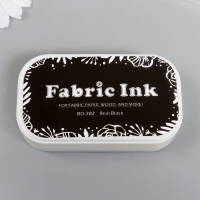 Штемпельная подушка для текстиля, дерева, бумаги "Черный" 5,3х9,5 см Штемпельная подушка для текстиля, дерева, бумаги "Черный" 5,3х9,5 см