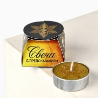 Новогодняя свеча чайная «Новый год: Микс новогодний», диам 4 см Новогодняя свеча чайная «Новый год: Микс новогодний», диам 4 см