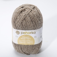 Пряжа "Овечья шерсть" 100% шерсть 200м/100гр (371-Натур.серый) Пряжа "Овечья шерсть" 100% шерсть 200м/100гр (371-Натур.серый)
